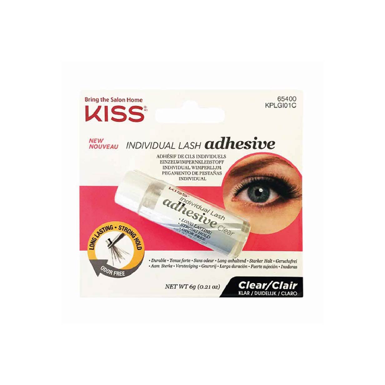 KISS KPLGI01C – KISS INDIVIDUAL LASH GLUE CLEAR