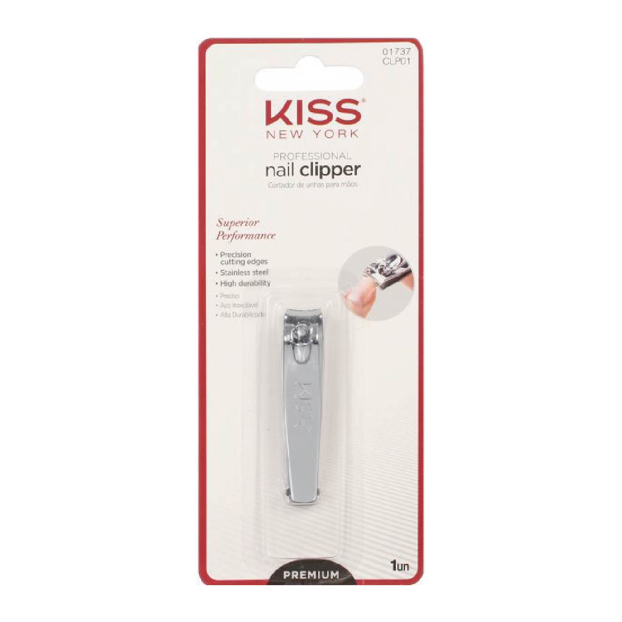 KISS CLP01 – PREMIUM PRECISION NAIL CLIPPER